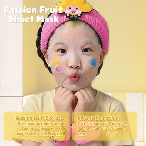 Mascarilla facial hidratante para piel normal de origen coreano con extracto de fruta de la pasión, Petal for Kids Safe Baby Face. - Product Image 3