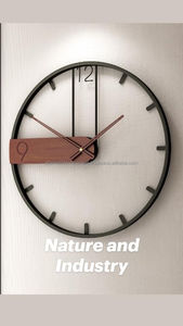 Reloj de pared epoxi de artículos decorativos para el hogar de calidad de madera de hierro estándar para sala de estar, dormitorio y decoración de oficina de la India - Product Image 5