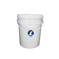 Seau d'emballage alimentaire 1L-20L pour boissons/yaourt/lait/miel Seau rond en plastique de qualité alimentaire avec poignée et couvercle
