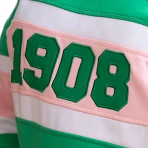 เสื้อพูลโอเวอร์แขนยาวสำหรับผู้หญิงลายโลโก้ด้านหน้า สีเขียวไอวี่ ชมพู ขาว ผ้าฟลีซคอตตอน 100% คุณภาพพรีเมียม สไตล์ลำลอง สปอร์ต เหมาะสำหรับฤดูหนาว - Product Image 3
