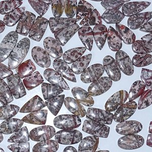 High Quality Natural Leopard Skin Jasper Quartz Gemstone Wholesale Prices Gemstone Lot Pair Customizable Sizes Earrings High - Product Image 4