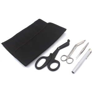 Estuche Premium con Tijeras para Vendajes, Tijeras EMT, Pinzas y Linterna, para Emergencias Médicas, Trauma, Primeros Auxilios, Cirugía, Enfermería y Paramédicos - Product Image 1