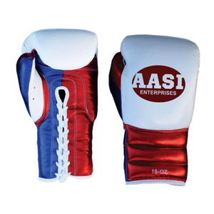 Gants De Boxe professionnels 100% En cuir de vachette Avec Dentelle Fermeture - Product Image 3