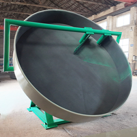 Granulateur à disques humides à prix d'usine avec moteur pour la granulation d'engrais organiques, haute productivité, capacité de 1 à 6 T/h