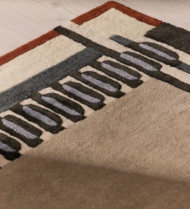 Alfombra Moderna de Lana Hecha a Mano, Antideslizante, para Sala de Estar, Habitación Infantil, Hoteles, Uso Comercial, Bar, Ecológica - Product Image 2