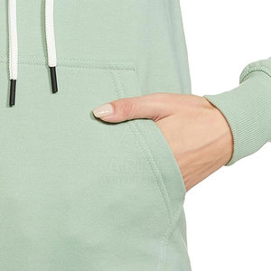 Ventes en gros de sweats à capuche pour femmes en coton 100% respirant, style tendance, couleur unie pour l'automne, prix bas, vente en ligne - Product Image 3