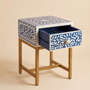 Mesita de Noche Moderna Hecha a Mano de Resina, Venta al por Mayor desde India para Dormitorio y Sala de Estar, Exportación Mundial - Product Image 5