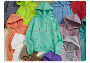 Nouveaux coloris, sweat-shirt en molleton épais en coton pour l'hiver, imprimé, brodé, pour hommes - Product Image 2