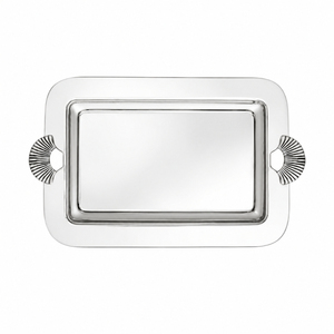 Plateau rectangulaire en acier de haute qualité, plateau de service en acier inoxydable de qualité alimentaire avec design martelé pour hôtel, restaurant, restauration - Product Image 4