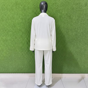 Pyjama en soie 2026 pour femme, ensemble de luxe à manches longues, respirant, avec logo personnalisé – Nouveauté très demandée - Product Image 6