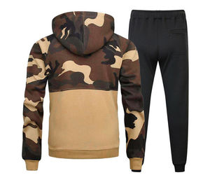 Conjuntos deportivos de forro polar elástico de calidad profesional, los más vendidos, 2 piezas / Conjunto deportivo de diseño más reciente (parte superior e inferior) a buen precio - Product Image 2