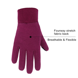 Gants de course ergonomiques antidérapants avec paume en silicone pour une prise sécurisée du téléphone, pour les marathonniers et les coureurs de trail, gants de course en plein air - Product Image 2