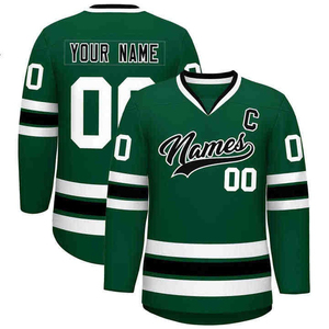 NUEVA Camiseta de Hockey sobre Hielo Personalizada para Adultos Charlie Conway # 96 Bancos # 99 Razers Impex Cuello mandarín con correa en T Transpirable Antibacteriano - Product Image 1