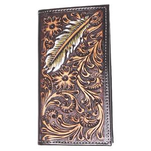 Elegante Bolso Ejecutivo de Cuero Largo con Protección RFID Hecho a Mano para Mujer, Artesanía Duradera Hecha en India, Uso Diario, Viajes, Puro - Product Image 1