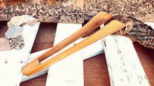 ที่คีบขนมปังไม้ไผ่ ที่คีบอาหาร ที่คีบครัว ไม้ไผ่ ขายส่ง ราคาถูกกว่า ธรรมชาติ รับสั่งทำ สำหรับขนมปัง เค้ก มันฝรั่ง สลัด สเต็ก ขนาด 24 ซม./9 นิ้ว - Product Image 5