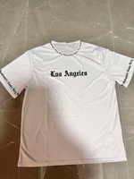 Ensemble décontracté d'été pour hommes, couleur et logo personnalisés, 100 % polyester respirant, tricoté, manches courtes, col rond, sans couture, séchage rapide