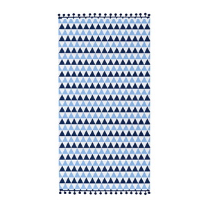 Serviette de plage Fouta en coton 100% premium, turque, séchage rapide, légère, anti-sable, imprimée, fournisseur en gros d'Inde - Product Image 2