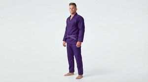 Men Sports Training Suit Long Sleeve <b>Wrap</b> Front Jacket And Matching Pants <b>For</b> Practice - Product Image 5