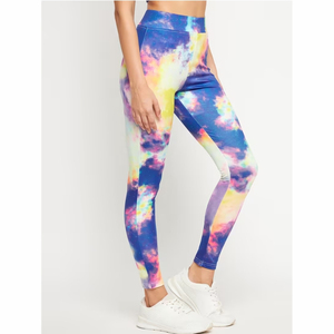 Wholesale Custom High Waisted Sports Workout Yoga Pants <b>Leggings</b> for <b>Women</b> Gym Fitness <b>Leggings</b> - Product Image 2