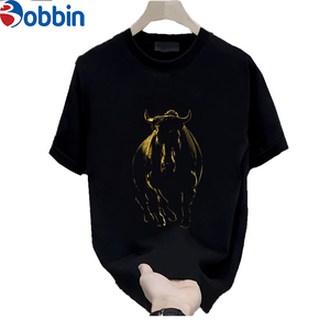 Camiseta de Alta Calidad para Hombre, Talla Grande, Personalizable con Impresión Digital y Logotipo, 100% Algodón Tejido, Manga Corta, Secado Rápido, Antiarrugas - Product Image 5