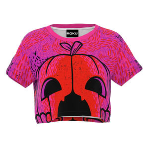 Débardeurs courts en tricot décontractés pour femmes, logo simple sur le devant, personnalisable, coton, usine OEM, mode printemps-été, impression en gros - Product Image 1