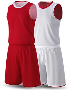 Maillot et short de basketball réversibles pour hommes et jeunes, uniforme de sport double face, OEM personnalisé en gros - Product Image 3