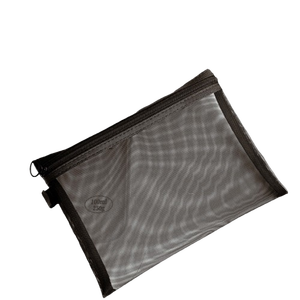 Wash Zipper Nylon <b>Transparent</b> Mesh Cosmetic Pouch Custom Logo CENPLAS Fashion Letter Portable Travel <b>Makeup</b> <b>Bag</b> VN - Product Image 1