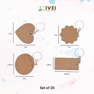 Llavero de Madera Personalizable con Formas Variadas - Product Image 4