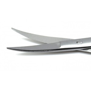 กรรไกรตัดหูขนาดเล็ก Bellucci สแตนเลสสตีล ขนาด 8 ซม. ใบมีด 0.8x4 มม. แบบตรง มุมซ้าย มุมขวา สำหรับงานผ่าตัดละเอียดอ่อน - Product Image 6