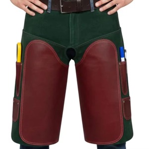Protège-jambes de fermeur en cuir de vachette personnalisé, réglables, robustes, pour le sablage des sabots et la coupe des sabots - Product Image 6