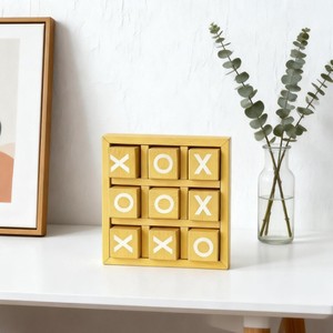 Juego de Tic Tac Toe de Madera de Alta Gama, Clásico, Estratégico, Educativo, Familiar, Regalo de Entretenimiento para Niños y Adultos - Product Image 1