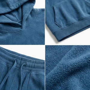 Conjunto Deportivo de 2 Piezas para Hombre, Sudadera con Capucha y Pantalones de Felpa, Ligero, Cómodo para Viajar, Fabricante OEM Personalizado al por Mayor - Product Image 4