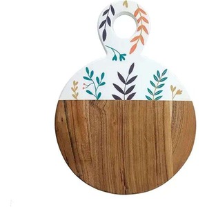 เขียงไม้เนื้อแข็งทำมือ คุณภาพเยี่ยม อุปกรณ์ครัว เขียงหั่นผลไม้ - Product Image 3