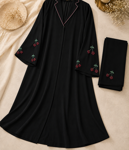 New Style Dubai <b>Modest</b> Women's Abaya Shawl Collar Long Sleeve Maxi <b>Dress</b> Lightweight Solid Islamic Kaftan <b>Satin</b> Silk Handmade - Product Image 2