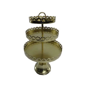 Standard Quality Unique Designed Metal & Ceramic Decorative Cake <b>Stand</b> for Serving Cake and <b>Cupcake</b> India Wholesale - Product Image 6