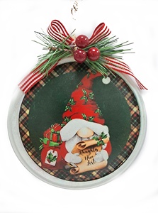 DIY Ornement de Noël Plaque Métallique Décoration Suspendue Conception Différente avec «Joyeux Noël» Peinture Fournitures de Vacances - Product Image 2