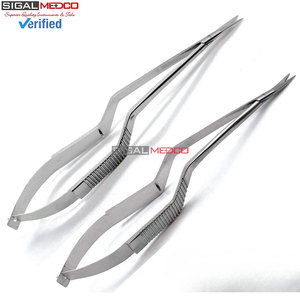 กรรไกรผ่าตัดขนาดเล็ก SIGAL MEDCO เยอรมนี 7.5 นิ้ว แบบตรงและโค้ง ทำจากเหล็กกล้าไร้สนิม ใช้งานด้วยมือ ได้รับมาตรฐาน CE ISO13485/ISO9001 - Product Image 3