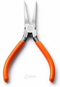 2 Pcs Flat <b>Nose</b> Pliers 5 Inch Flat <b>Long</b> Needle <b>Nose</b> Pliers for Jewelry Making Wire Bending Craft Repair DIY Hand Tool - Product Image 3