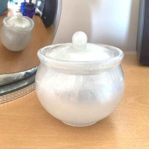 Pot de rangement en résine fait main de qualité supérieure pour la cuisine, la salle de bain, la décoration de la maison, les bonbons, le thé, le café, utilisation multifonctionnelle - Product Image 1