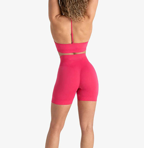Conjunto de Verano Casual de 2 Piezas para Mujer, Top sin Mangas y Pantalones Cortos, Tejido de Punto, Ajuste Ceñido, Spandex/Algodón Ecológico - Product Image 2