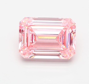 ROYAL GEMS Diamant de laboratoire CVD certifié IGI 5,08 CT taille émeraude couleur rose intense fantaisie clarté VVS2 Bijoux Mak LG 83960829 - Product Image 6