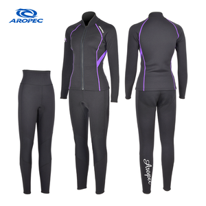 Traje de Neopreno AROPEC para Mujer, 1.5mm, Traje Completo de Manga Larga con Cierre Frontal, Impermeable, Transpirable y Resistente para Todas las Estaciones - Product Image 1
