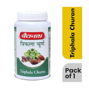 Baidyanath triphala Churna-400g ช่วยปรับปรุงการเคลื่อนไหวของลำไส้และอาหารไม่ย่อยท้องผูกและความผิดปกติของระบบย่อยอาหาร - Product Image 4