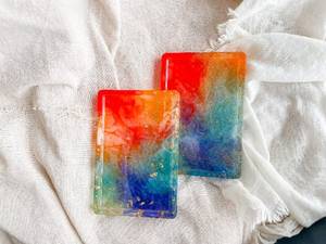 ถาดเรซิ่นทำมือลายหินอ่อนทันสมัย - Product Image 2