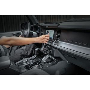 Serie OMU Genesis in alluminio per Console centrale impugnatura con porta telefono accessori per camion per Ford Bronco - Product Image 1