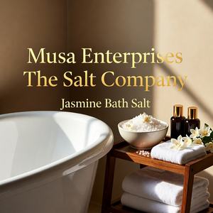 Sal de Baño Natural Ecológica del Himalaya con Aceite Aromático de Té Verde, para Spa, Jardín, Relajación, Terapia, Cuidado de la Piel, Mezcla de Cristales Aromáticos Puros - Product Image 1