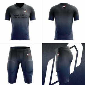 Uniforme Profesional de Fútbol Americano Gridiron, Pantalones y Camiseta Personalizados para Equipos, Edición Profesional MALUZA Industries - Product Image 6