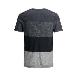 T-shirt de fitness unisexe à col en V à séchage rapide pour hommes, style raglan, en polyester/coton, coupe classique, motif lettres unies, vente en gros 2026 - Product Image 2