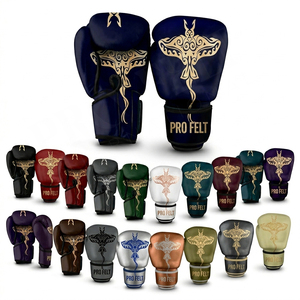 Guantes de Boxeo Profesionales para Entrenamiento de MMA, Fitness y Combate, Se Aceptan Marcas Privadas, Venta al Por Mayor, OEM, ODM, Guantes de Boxeo de Cuero PU - Product Image 1
