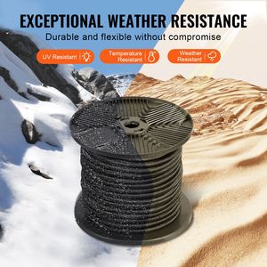 Corda Elastica in PVC Resistente da 1/4 di Pollice, Bobina da 120ft/36m, Cinghie Elastiche 100% Estensibili per Applicazioni Interne ed Esterne - Product Image 3